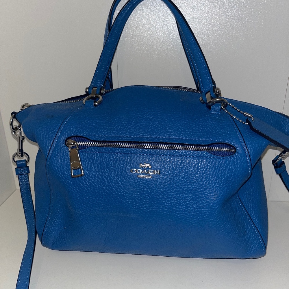 Blue Coach Bag
